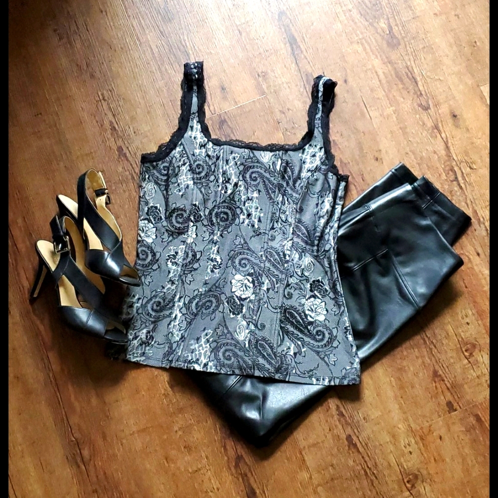 WHBM Lace Trim Camisole
